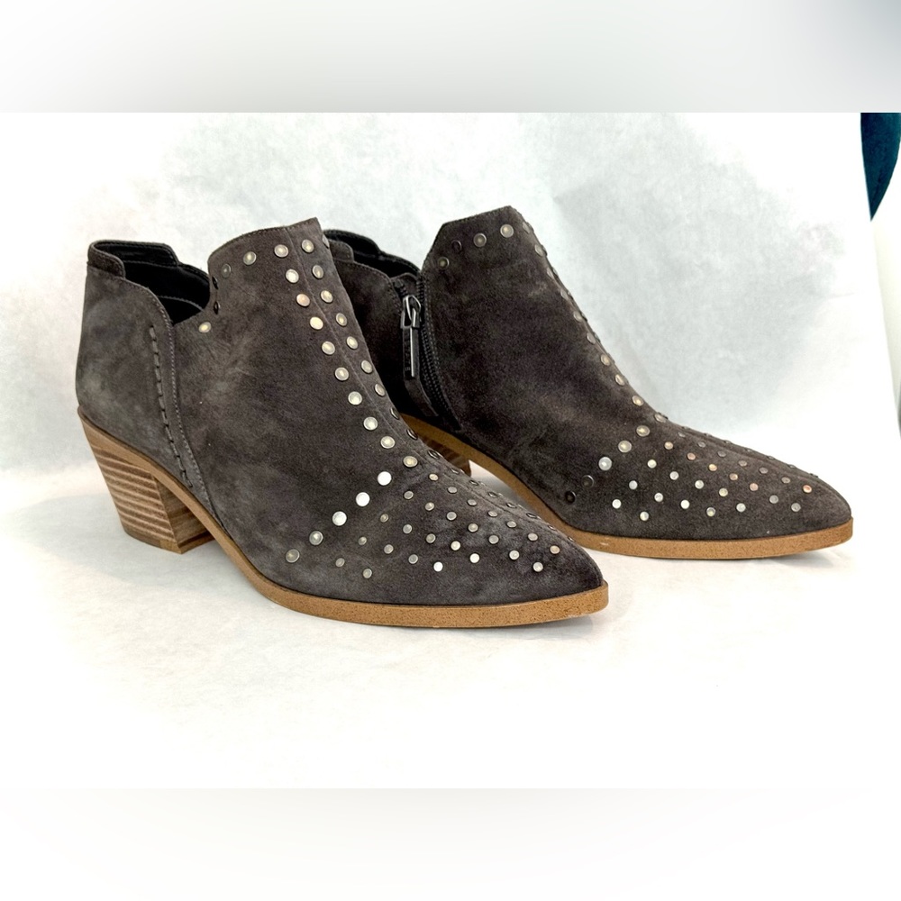 1. State Grey Decorative Ankle Boots